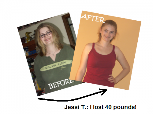 Jessi T's weight loss success through personal training